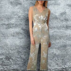NWT Tahari Metallic Jumpsuit